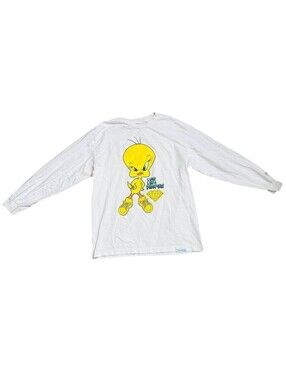 Diamond Supply Co x Tweety Bird Long Sleeve Tee White